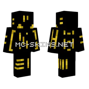 Yellow Glitch Warrior