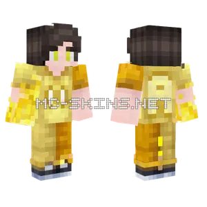 Golden Hoodie Girl