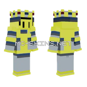 Golden Knight 3 Revised Minecraft skin