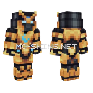 Golden Robot Warrior