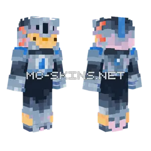 Golden Royal Axolotl Minecraft skin
