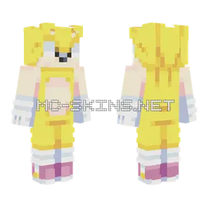 Golden Sonic Im Back Minecraft skin