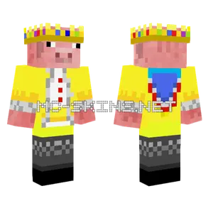 Golden Technoblade Minecraft skin