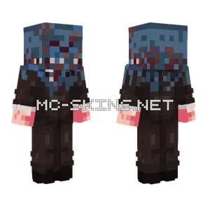 Goldn Corrupted Sculk Minecraft skin