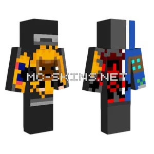 Goldn Stuck In Oven Meme Minecraft skin