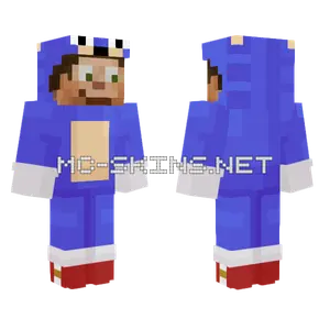 Goodtimeswithscar MCC Sonic Onesie Minecraft skin