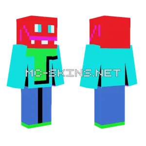 Goofy Ahh Elmo Minecraft skin