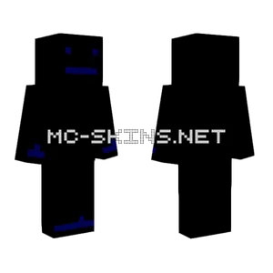 Goofy Blue Minecraft skin