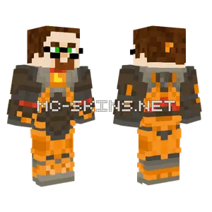 Gordon Freeman Minecraft skin