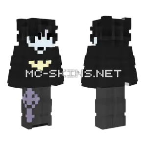 Goth Bat Boy Minecraft skin