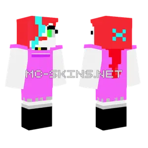 Goth Circus Baby Minecraft skin