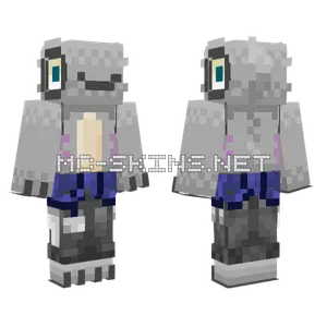 Goth Fishie Minecraft skin