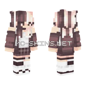 Goth Girl Minecraft skin
