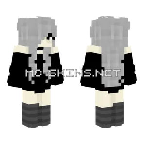 Goth Girl Minecraft skin