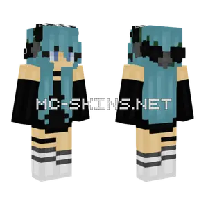 Goth Girl Minecraft skin