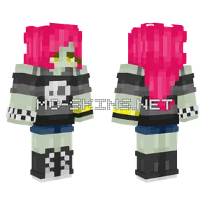 Goth Zombie Minecraft skin