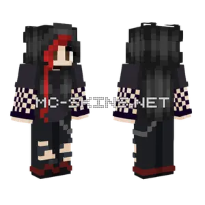 Gothic Girl Minecraft skin