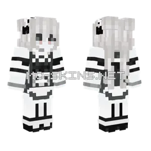Gothic Slave Maid Kira Minecraft skin