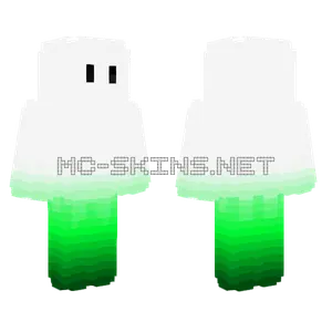 Gradient Green Minecraft skin