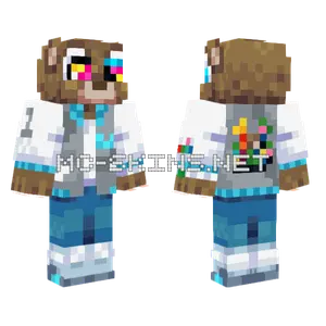 Graduation Bear Minecraft skin