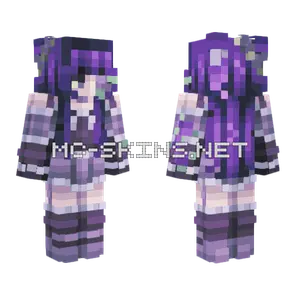 Grape Juice Outfit Minecraft skin