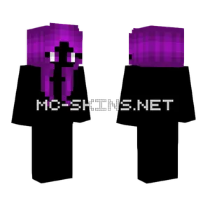 Grape Purple Curly Hair Minecraft skin