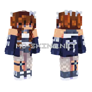 Gray Beaches RCE Minecraft skin