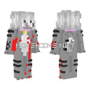 Gray Robot Skin Minecraft skin