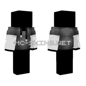 Gray Sweater White Sleeves Minecraft skin