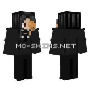 Greed Black Suit Minecraft skin