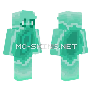 Green Agate Golem Minecraft skin