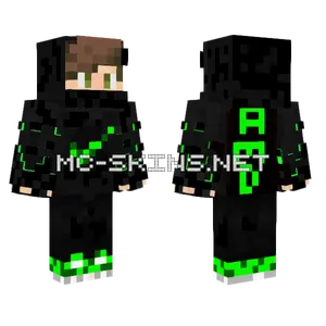 Green AMD Nike Ninja Minecraft skin