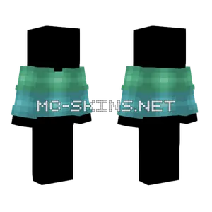 Green And Cyan Half Sweater Minecraft skin