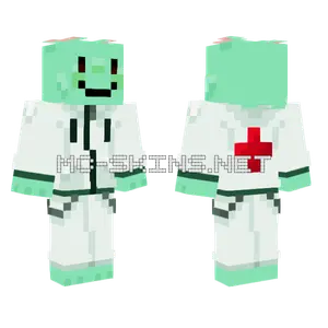 Green Animal Hospital Intern Minecraft skin