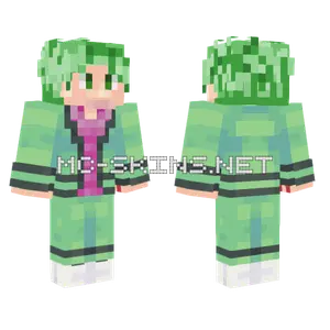 Green Anime Girl