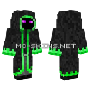 Green Anonymous Player Minecraft skin