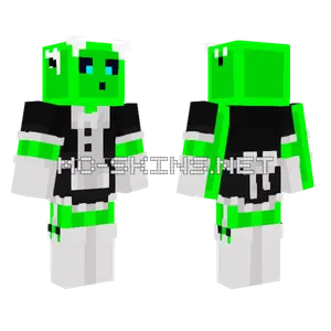 Green Bear Boy Minecraft skin
