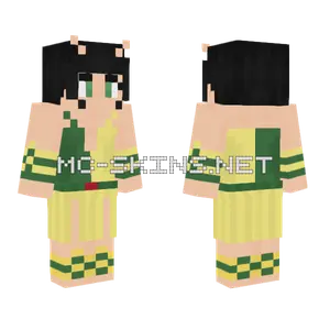 Green Bikini Girl Minecraft skin