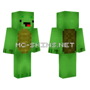 Green Blob Character Minecraft skin