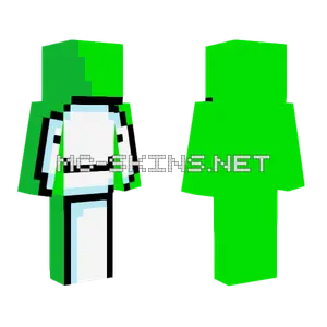 Green Blob Character Minecraft skin