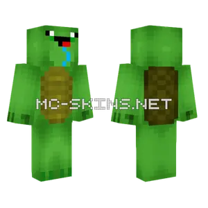 Green Blob Character Minecraft skin