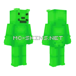 Green Blob Character