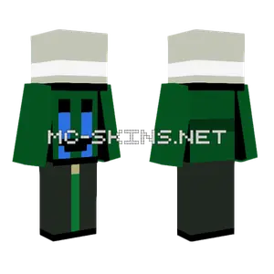 Green Blob Monster Minecraft skin