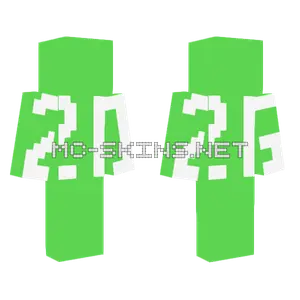 Green Blob Monster Minecraft skin