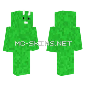 Green Blob Monster Minecraft skin