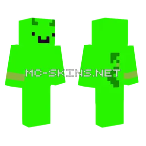 Green Blob Monster Minecraft skin