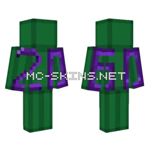 Green Block Monster Minecraft skin
