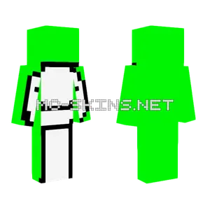 Green Blocky Figure