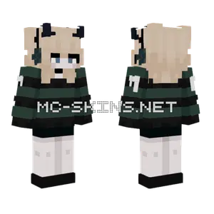 Green Blond Update 1 Minecraft skin