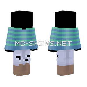 Green Blue Stripe Sweater Minecraft skin